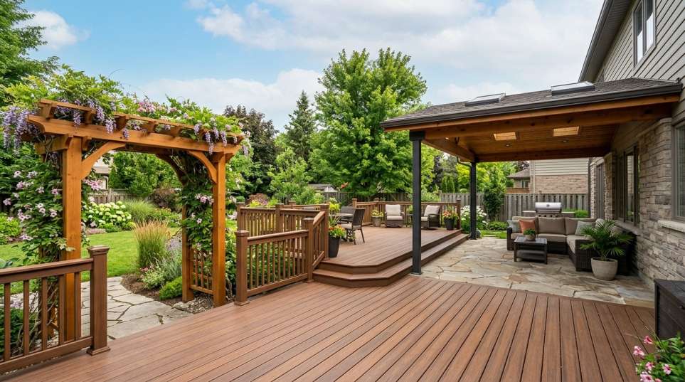 Decks arbors and patio covers