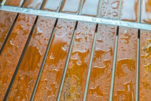 Outdoor composite deck